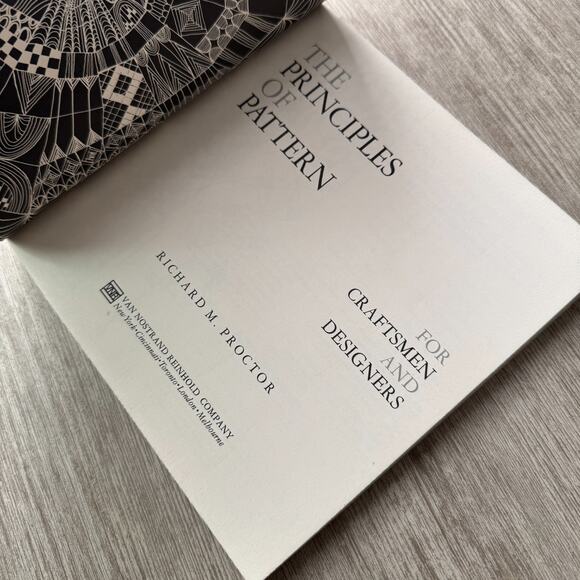 Principles Pattern Craftsmen Designers Richard Proctor 1969 Design Theory Book - Picture 6 of 7